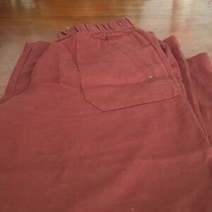 Wit & Wisdom Women's Rust Wide Leg Pants